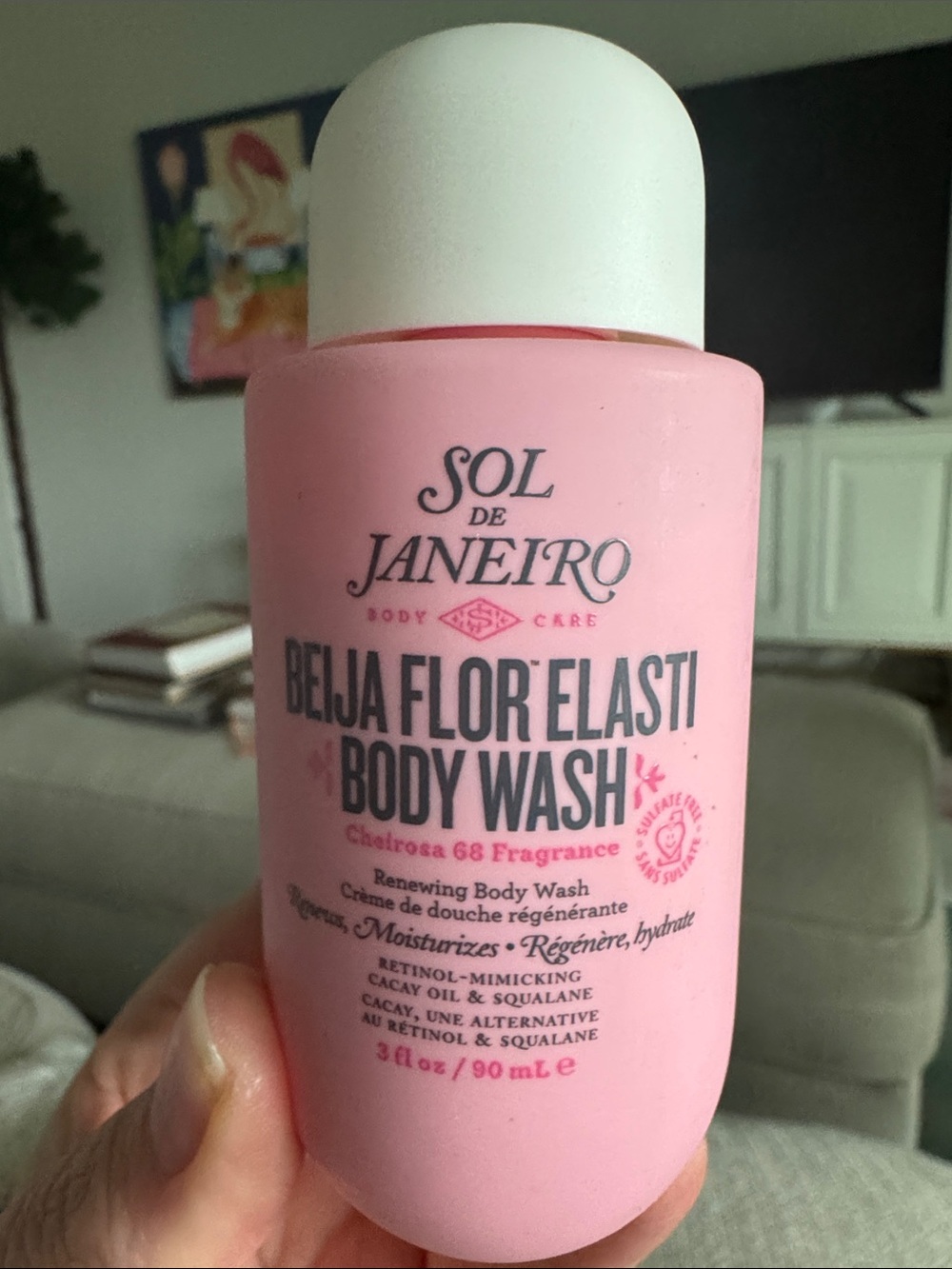 Sol de Janeiro Pink Beija Flor Elasti Body Wash 3oz new